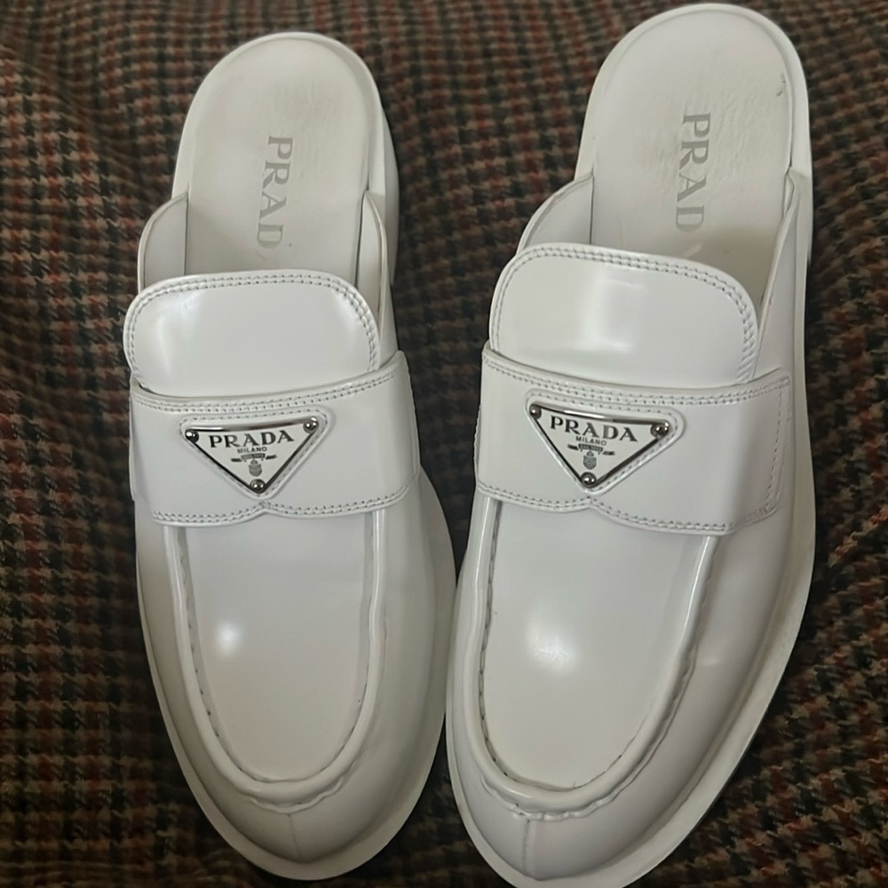 Prada Mules women worn as shown in photos